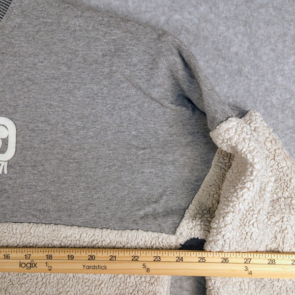 Disney Spirit Jersey Walt Disney World‎ Sherpa Pullover Sweatshirt Gray M - Picture 4 of 5